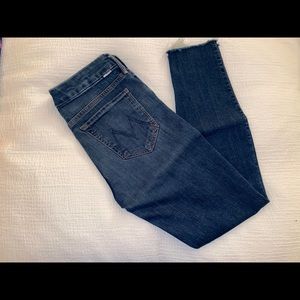 MOTHER Looker ankle fray 26